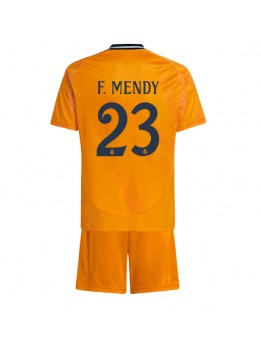 Detské Futbalové oblečenie Real Madrid Ferland Mendy #23 2024-25 Krátky Rukáv - Preč (+ trenírky)